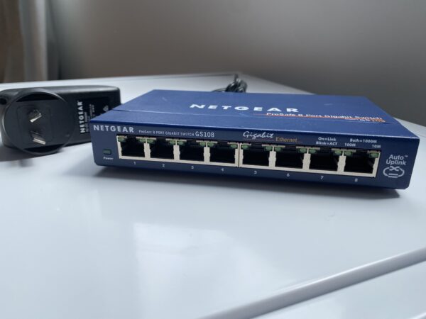 Netgear ProSafe GS108 Gigabit Desktop Switch - 8 Ports - Unmanaged Switch